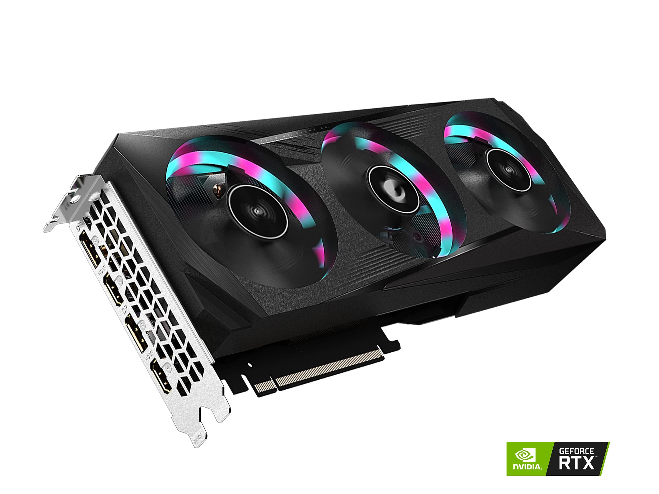 GIGABYTE AORUS GeForce RTX 3060 Elite 12G (REV2.0) Graphics Card, 3X WINDFORCE Fans, 12GB 192-bit GDDR6, GV-N3060AORUS E-12GD Video Card