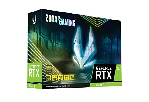 ZOTAC Gaming GeForce RTX™ 3070 Ti 8GB GDDR6X 256-bit 19 Gbps PCIE 4.0 Gaming Graphics Card, IceStorm 2.0 Advanced Cooling, Spectra 2.0 RGB Lighting, ZT-A30710Q-10P