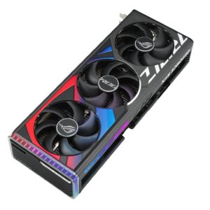 ASUS ROG Strix GeForce RTX 4090 Gaming Graphics Card (PCIe 4.0, 24GB GDDR6X, HDMI 2.1a, DisplayPort 1.4a, DLSS3 Support, Supports 4K)