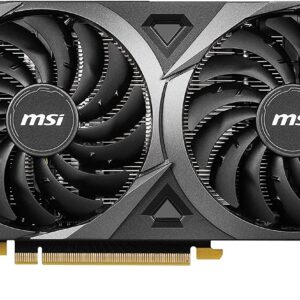 MSI GeForce RTX 3060 DirectX 12 Ultimate RTX 3060 VENTUS 2X 12G OC 12GB 192-Bit GDDR6 PCI Express 4.0 HDCP Ready Video Card