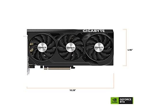 GIGABYTE GeForce RTX 4070 WINDFORCE OC 12G Graphics Card, 3X WINDFORCE Fans, 12GB 192-bit GDDR6X, GV-N4070WF3OC-12GD Video Card