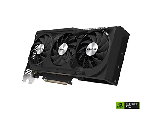 GIGABYTE GeForce RTX 4070 WINDFORCE OC 12G Graphics Card, 3X WINDFORCE Fans, 12GB 192-bit GDDR6X, GV-N4070WF3OC-12GD Video Card