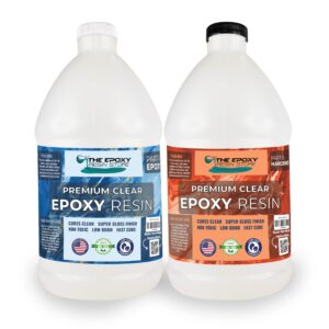 Epoxy Resin 1 Gallon Kit - Crystal Clear Epoxy Resin Kit for Art, Craft, Coasters, Jewelry Making, & Tabletop Coatings, Excellent Resin for Beginners and Top Notch Pros