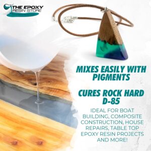 Epoxy Resin 1 Gallon Kit - Crystal Clear Epoxy Resin Kit for Art, Craft, Coasters, Jewelry Making, & Tabletop Coatings, Excellent Resin for Beginners and Top Notch Pros