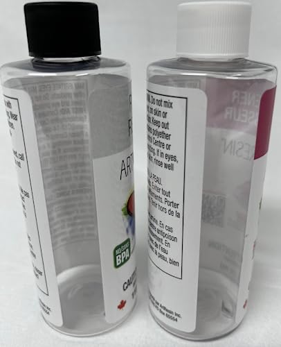 ArtResin - Epoxy Resin - Clear - Non-Toxic - 8 oz (4 oz resin + 4 oz hardener) (236 ml)