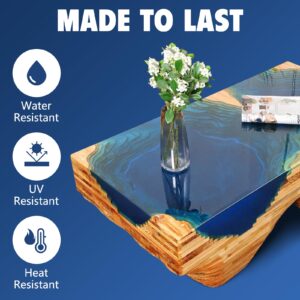 Deep Pour Epoxy Resin 0.75 Gallon, 2 to 4 Inch Depth Clear Epoxy Resin Kit, Bubble Free, Low Odor 2:1 Casting Resin for Table Top, Countertop, River Table, Wood Filler, Bar Top