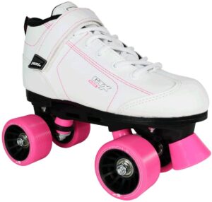 pacer gtx-500 roller skates - newly revised model (white, kids 2)