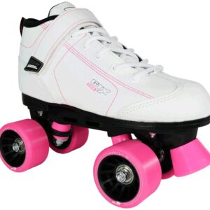 Pacer GTX-500 Roller Skates - Newly Revised Model (White, Kids 2)