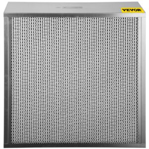 VEVOR Filter Replacement, 24'' x 24'' x 11.5'' AC Filter, HEPA Pleated Air Filter, Air Filter Replacement with Galvanized Frame, 99.97% Standard Filter Compatible for HEPA Filter Novair 2000