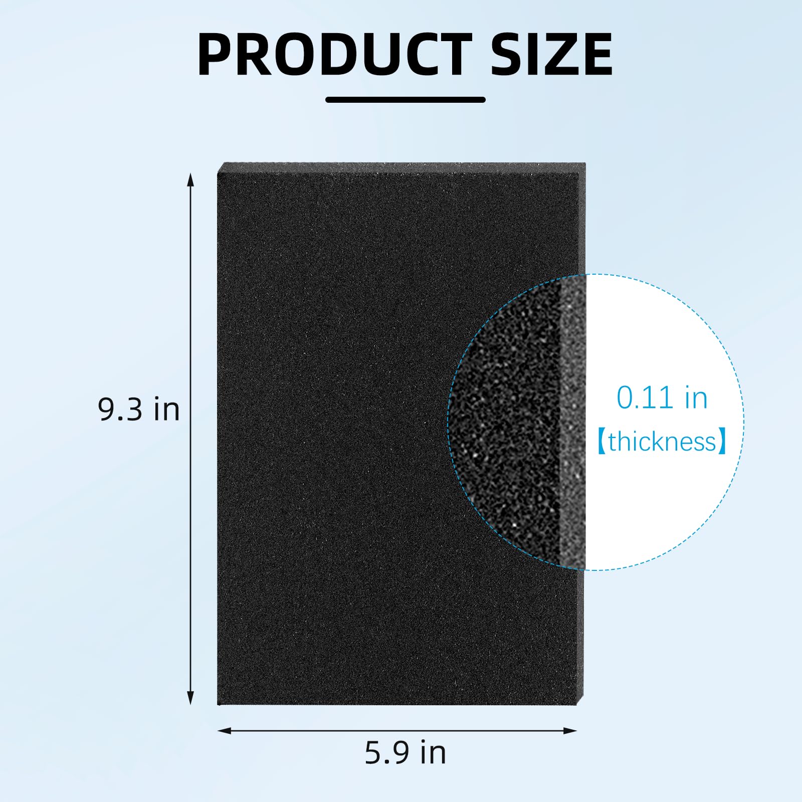 HAPF600 HEPA Filter Replacement for Holmes Air Purifier Filter B - Compatible with HAPF8650 HAP615 HAP625 HAP650 HAPF600D-U2 (3 HEPA Filters & 3 Carbon Pre-filters)