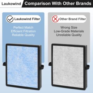 MK04 Replacement Filter Compatible With Aroeve - H13 Hepa Filter Replacement For Filte Pet Dander,4 Pack Replacement Filter For Bedroom And Office, Part #MK04LX