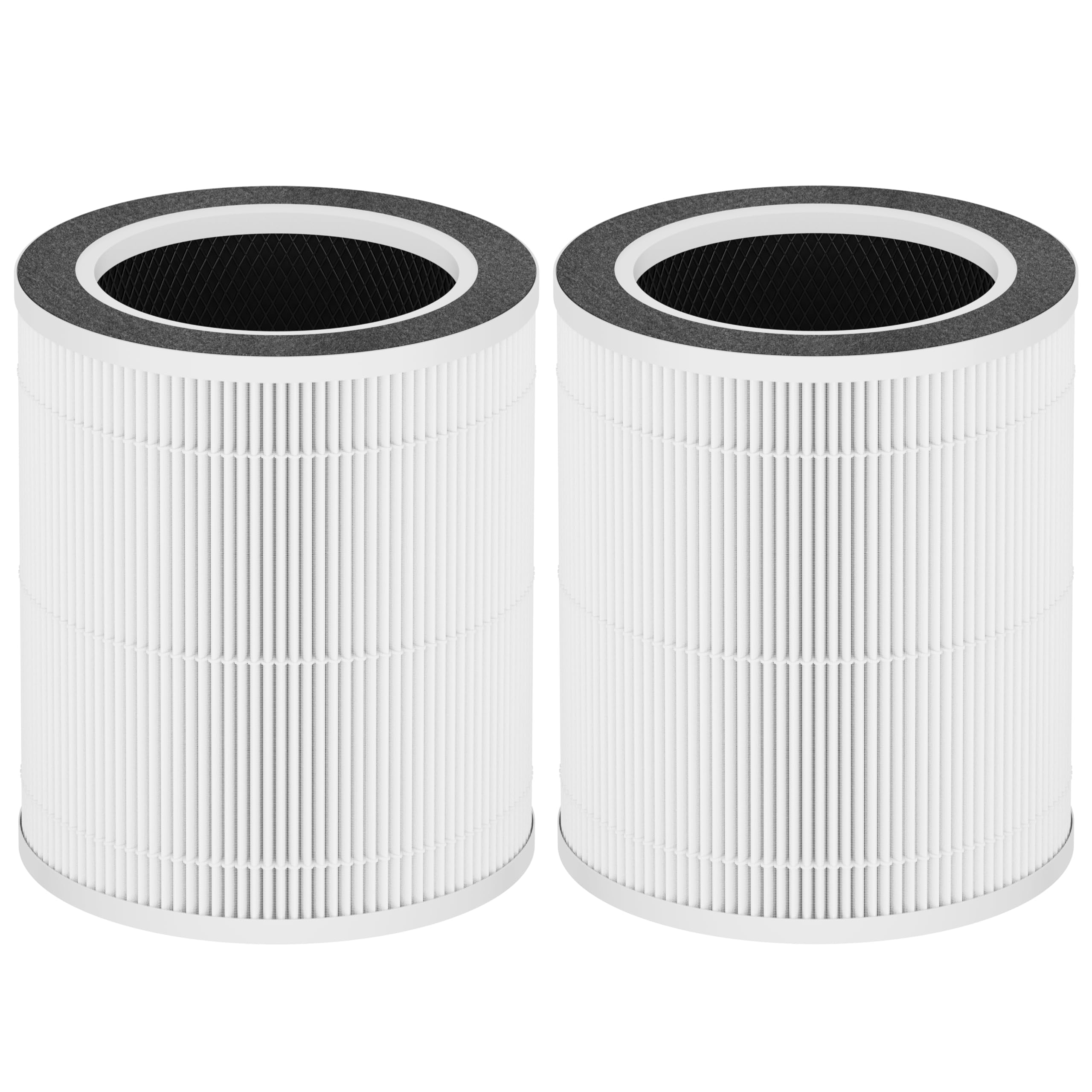 Hichoryer VK-6067B H13 True HEPA Replacement Filter, Compatible with HOKEKI VK-6067B and Vremi Air Purifier, 3-in-1 H13 Grade True HEPA and Activated Carbon Filter, 2Pack