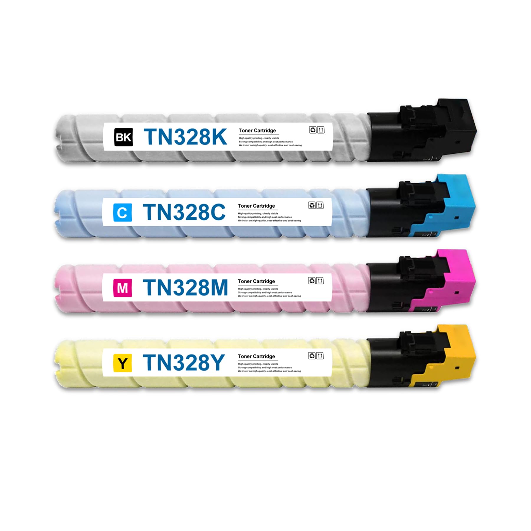 LOVPAIN TN-328 TN328 Toner Cartridges Set (4-Pack, Black/Cyan/Magenta/Yellow) - TN328K TN328C TN328M TN328Y Toner Cartridge Replacement for Konica Minolta Bizhub C300i C360i C250i C7130i Printer