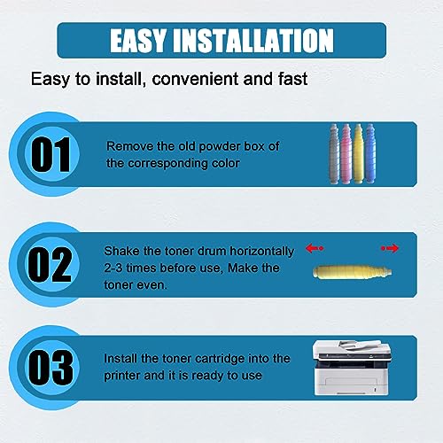 RIOMAN TN621 Toner Cartridge Compatible with Chip Replacement for Konica Minolta High Yield Compatible for Konica Minolta Bizhub Press C71HC Toner Printers 1 Cyan Pack