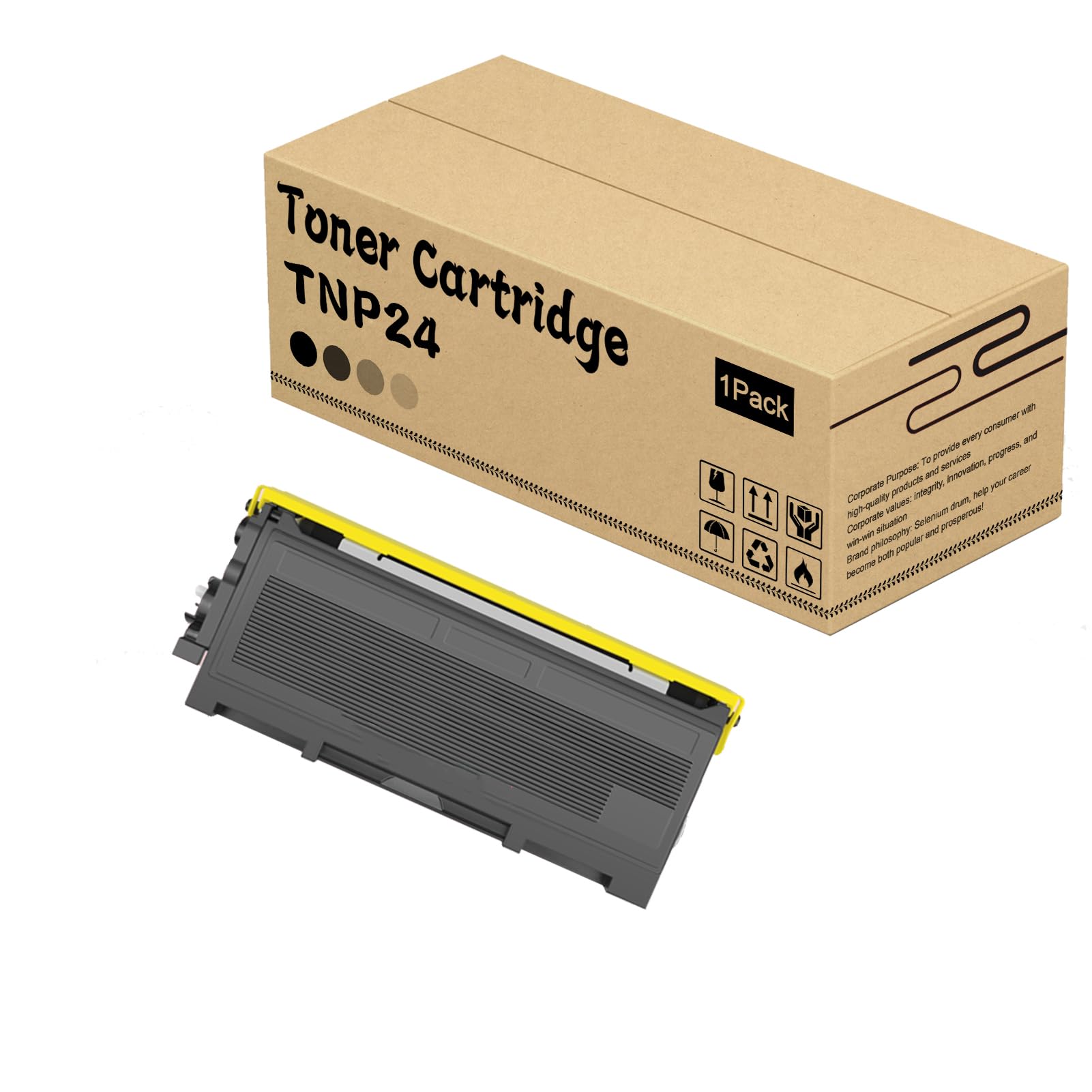 RIOMAN TNP24 Toner Cartridge High Yield Replacement for Konica Minolta TNP24 to Use Compatible Bizhub 20 A32W011 Printer Black