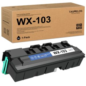 WX-103 WX103 Black Waste Toner 1 Pack Compatible Replacement for Konica Minolta WX103 Waste Toner Work with Bizhub 224e 284e 308 364e 368 454e 458 554e 558 C224 C224e C258 C284 C284e C308 Printer