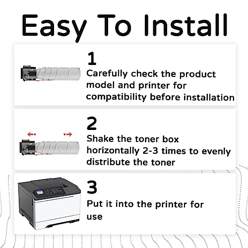 RIOMAN TN121 Toner Cartridge Compatible Replacement for Konica Minolta TN121 to Use with BH216 236 215I Toner Printer Black