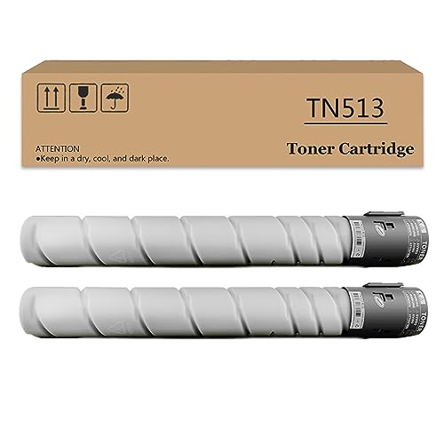 FLOAPA TN513 Toner Cartridge Use for Konica Minolta Bizhub 454e 554e Printers