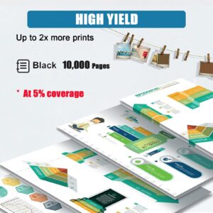 JENKEM Standard Capacity Replacement Compatible for Konica Minolta TN326 Toner Cartridge (with Chip) Work for Konica Minolta Bizhub 308e 368e Printers