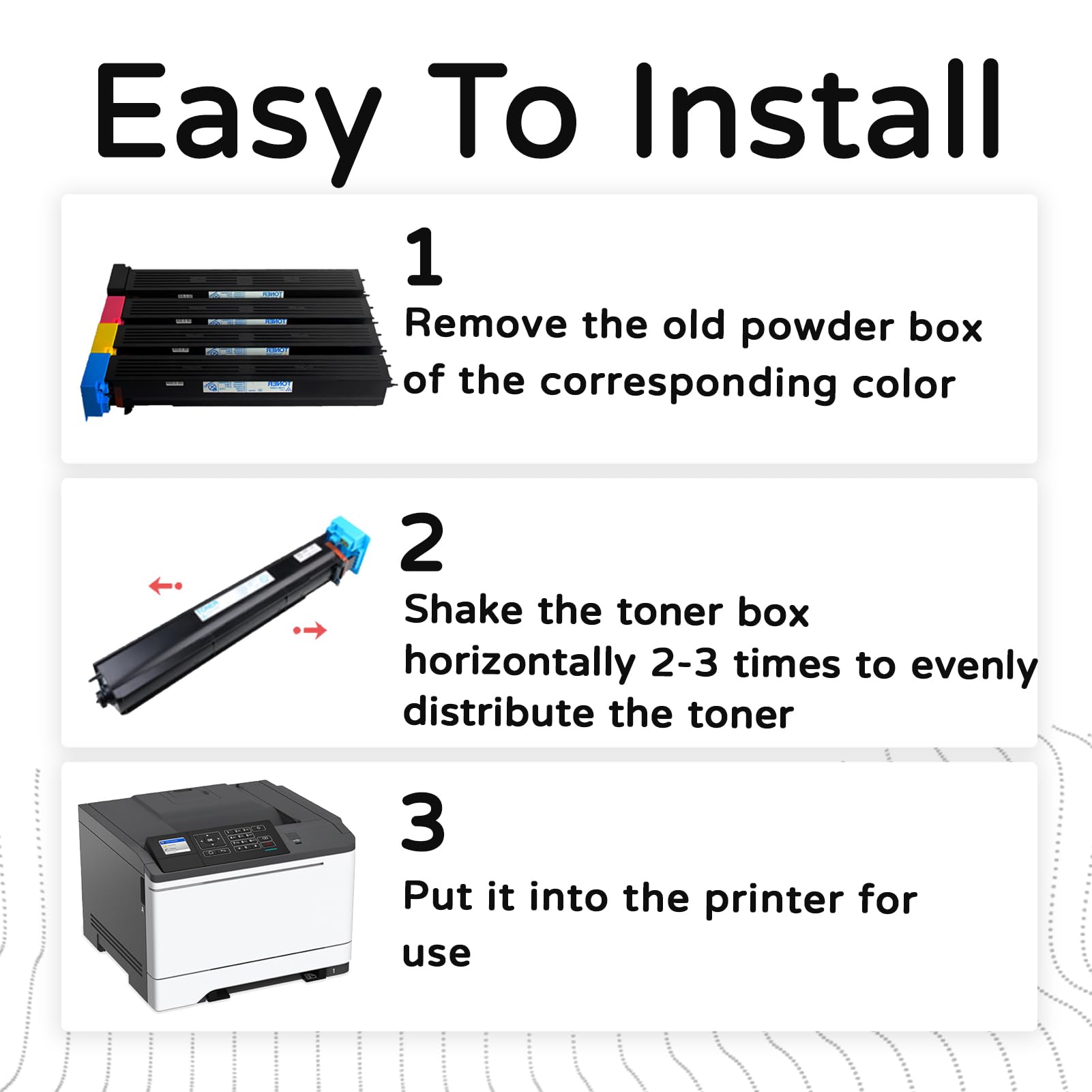 RIOMAN TN611 Toner Cartridge Compatible Replacement for Konica Minolta TN611 to Use with C451 C550 C650 Toner Printer Magenta