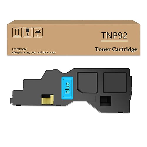 FLOAPA TNP-92 Toner Cartridge Use for Konica Minolta Bizhub C3120i Printers Cyan