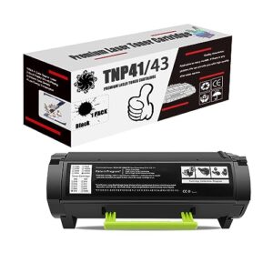 RIOMAN TNP41 TNP43 Toner Cartridge Compatible with Chip Replacement for Konica Minolta High Yield Compatible for Konica Minolta Bizhub 3320P Toner Printers