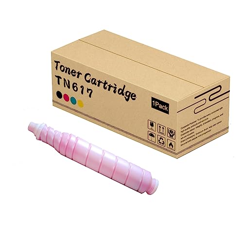 RIOMAN TN617 Toner Cartridge Compatible Replacement for Konica Minolta TN617 to Use with Bizhub C70HC 65HC Toner Printer Magenta