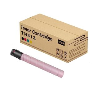 RIOMAN Toner Cartridge Compatible Replacement for Konica Minolta TN512 to Use with Bizhub C554E C454E C308 C368 C360 C258 Toner Printer Magenta