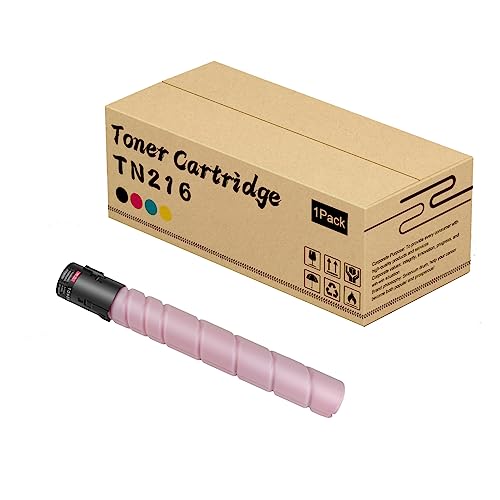 RIOMAN TN216 Toner Cartridge Compatible Replacement for Konica Minolta TN216 to Use with Bizhub C360 C280 C220 C7722 C7728 Toner Printer Magenta