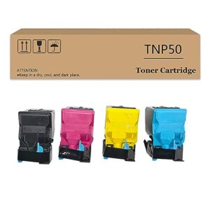 FLOAPA TNP50 TNP-50 Toner Cartridge Use for Konica Minolta Bizhub C3100P Printers