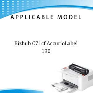 AOKLEY TN623 Compatible Printer Toner Cartridge for Konica Minolta Bizhub C71cf AccurioLabel 190 Printer Black