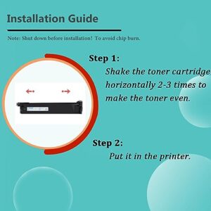 FLOAPA TN213 TN-213 Toner Cartridge Use for Konica Minolta Bizhub C203 C253 Printers Cyan