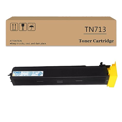 FLOAPA TN713 TN-713 Toner Cartridge Use for Konica Minolta Bizhub C659 C759 Printers Yellow