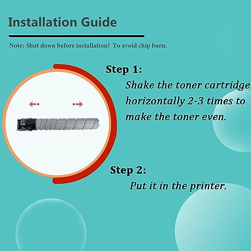 FLOAPA TN-628 TN628 Toner Cartridge Use for Konica Minolta Bizhub 450i 550i 650i Printers