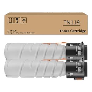 floapa tn119 tn-119 toner cartridge use for konica minolta bizhub 206 226 246 205i 225i printers,2 pack