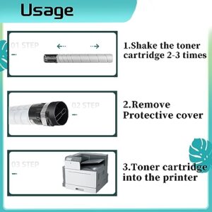 NEZIH for Konica Minolta TN323 Toner Cartridge High Yield Compatible for BH227 287 367 7528 7536 7522 Printer Black 2 Pack