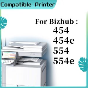 NEZIH for Konica Minolta TN515 Toner Cartridge High Yield Compatible for Bizhub 454 454e 554 554e Printer Black 3 Pack