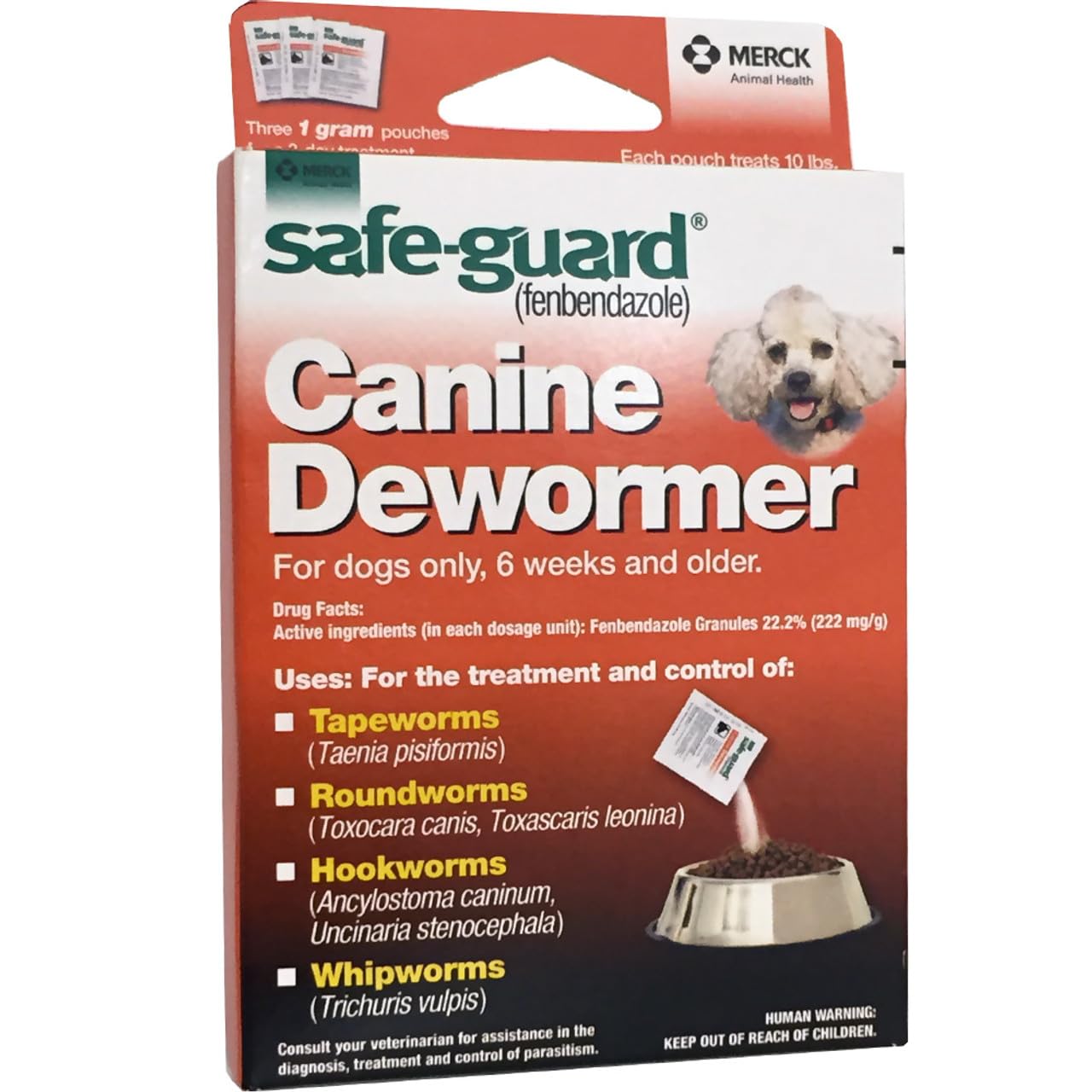 ThePetStop Safe-Guard Canine Dewormer 3 Dose x 1 Gram