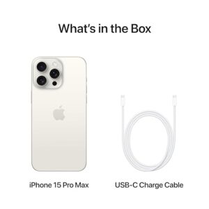 Boost Infinite iPhone 15 Pro Max (256 GB) — White Titanium [Locked]. Requires unlimited plan starting at $60/mo.