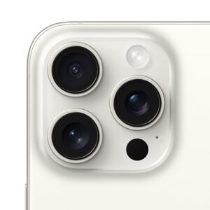 Boost Infinite iPhone 15 Pro Max (256 GB) — White Titanium [Locked]. Requires unlimited plan starting at $60/mo.