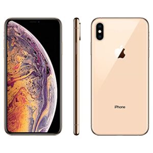 Apple iPhone XS Max, US Version, 64GB, Gold - GSM Carriers (Renewed)