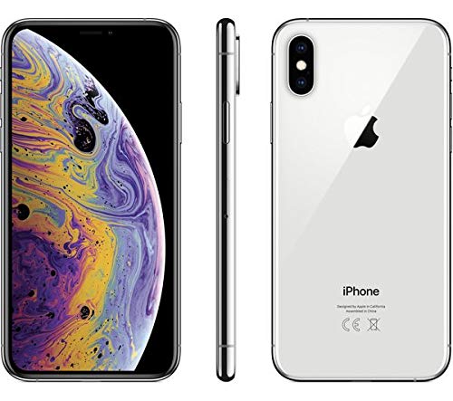 Apple iPhone Xs Max, 64GB, Silver - for T-Mobile (Renewed)