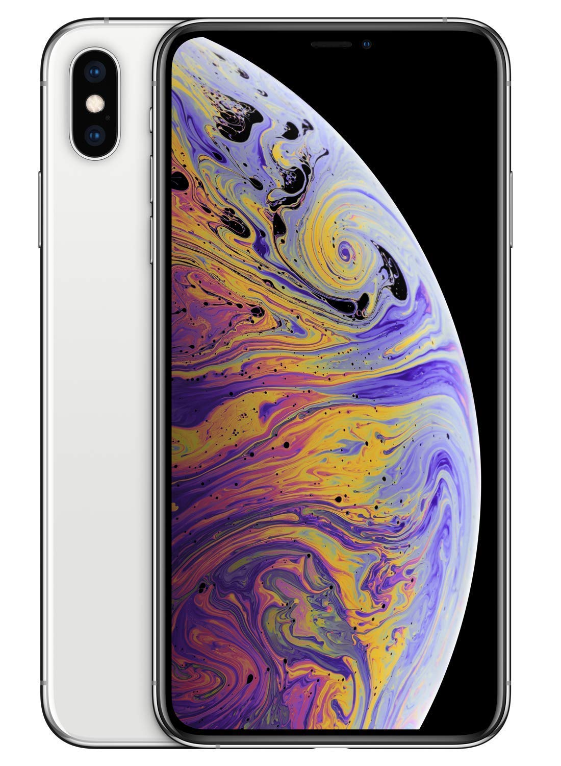 Apple iPhone Xs Max, 64GB, Silver - for T-Mobile (Renewed)