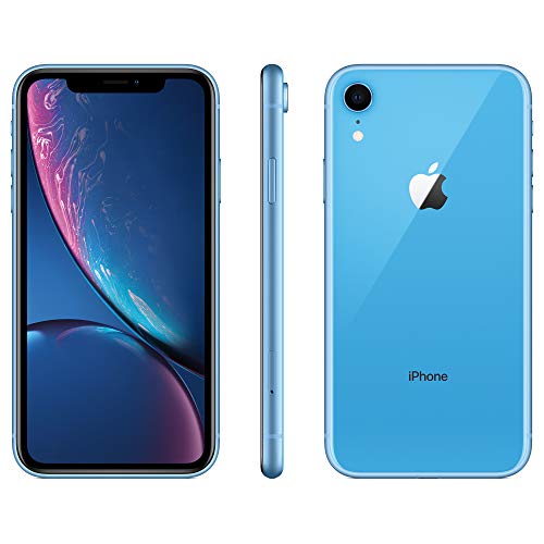 Apple iPhone XR, 256GB, Blue for GSM Carriers (Renewed)