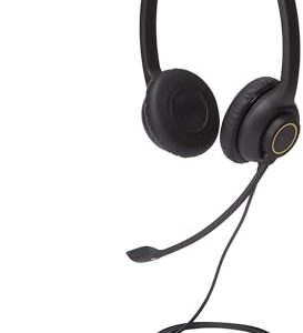 AmazonCommercial Double Sided Wired USB Headset