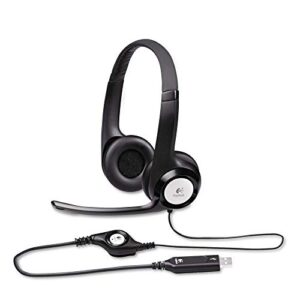 logitech new h390 usb headset with noisecanceling microphone bulk packaging, 5.8 ounce