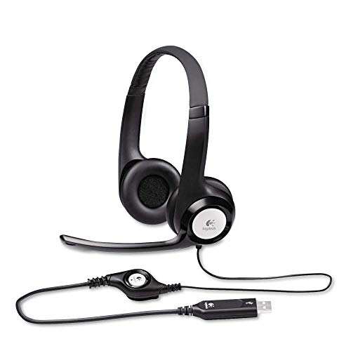 Logitech New h390 USB headset with noisecanceling microphone bulk packaging, 5.8 Ounce