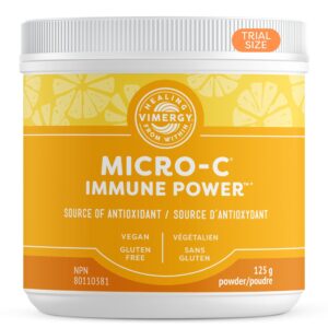 vimergy micro-c immune power tm * - 125g – 69 servings – 1000mg/serving – gentle form – antioxidant phytonutrients – immune & nerve support – benefits bone & cartilage – gluten-free – kosher – vegan