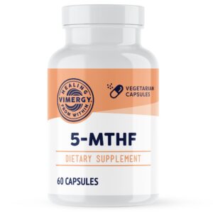 vimergy 5-mthf, 60 servings – highly absorbable capsules – supports brain health & cognitive function – healthy mood support supplement* - non-gmo, gluten-free, vegan & paleo friendly (60 count)