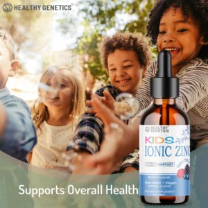 New Ionic Liquid Zinc Drops for Kids & Toddlers | 30 Day Supply | Zinc Sulfate | Immunity, Mood, Brain Thyroid | 2 Oz